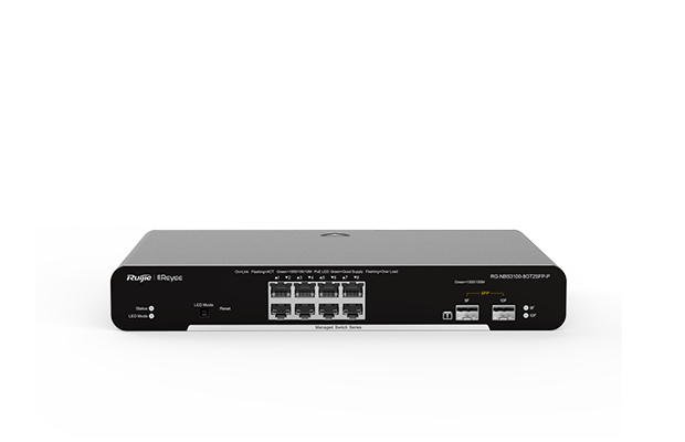 Ruijie / Reyee RG-NBS3100-8GT2SFP – 8-Port Gigabit L2 Managed PoE Switch