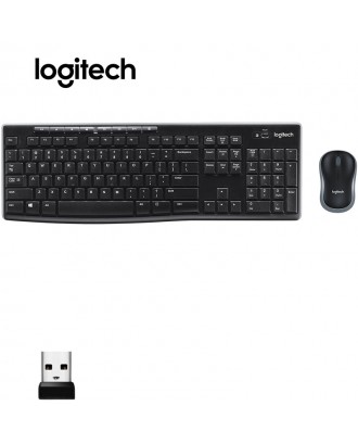 Logitech MK270r Wireless Keyboard & Mouse Combo | Black