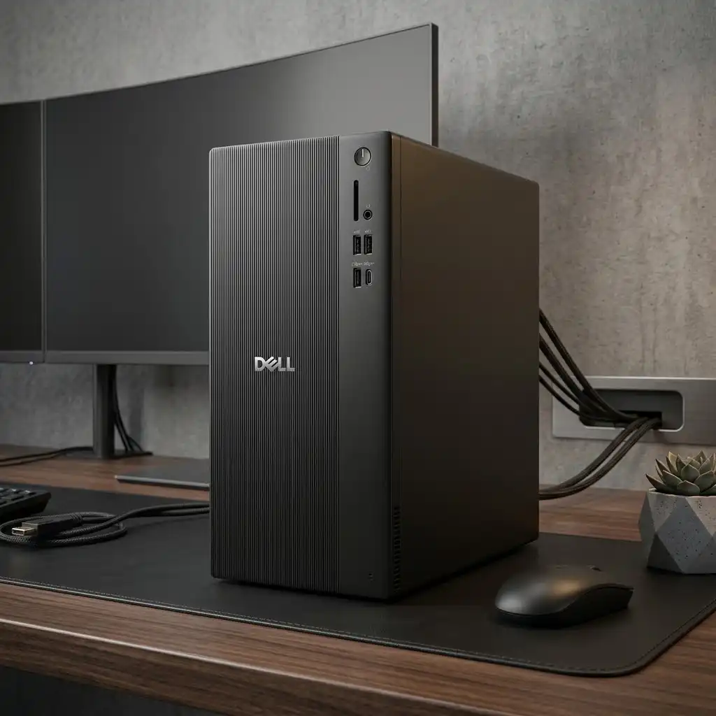 Dell Desktop Tower ECT1250 | Core i3-14100 | 8GB DDR5 | 512GB SSD | Ubuntu