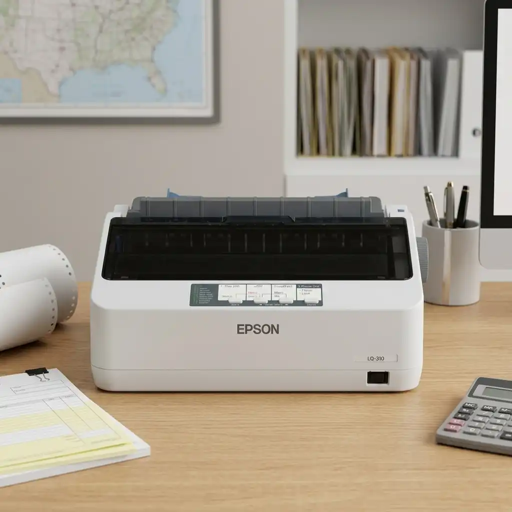 Printer Epson LQ-310 A4 Dot Matrix-24-pin (C11CC25301)/Ribbon S015639